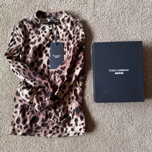 SKIMS X DOLCE&GABBANA Long Sleeve T-Shirt XXS